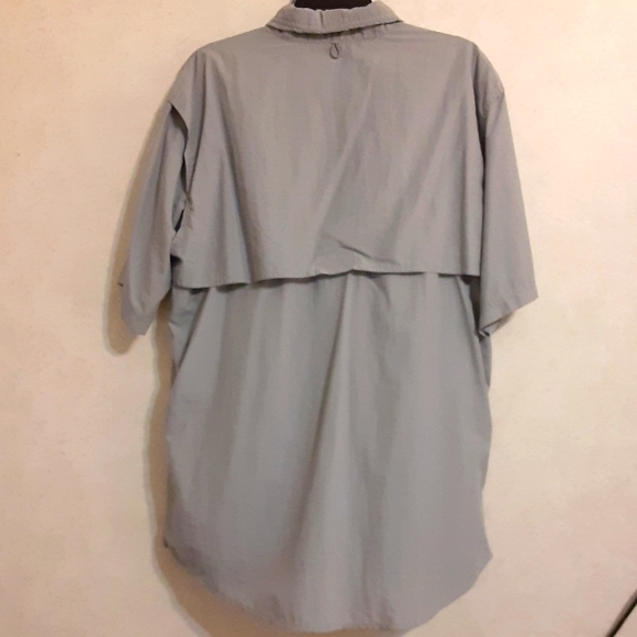 SZ L BUTTON FRONT FISHING SHIRT - Picture 5 of 5